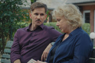 M jak miłość odc. 1892. Kamil (Marcin Bosak), Anna Lerman (Dorota Kamińska)