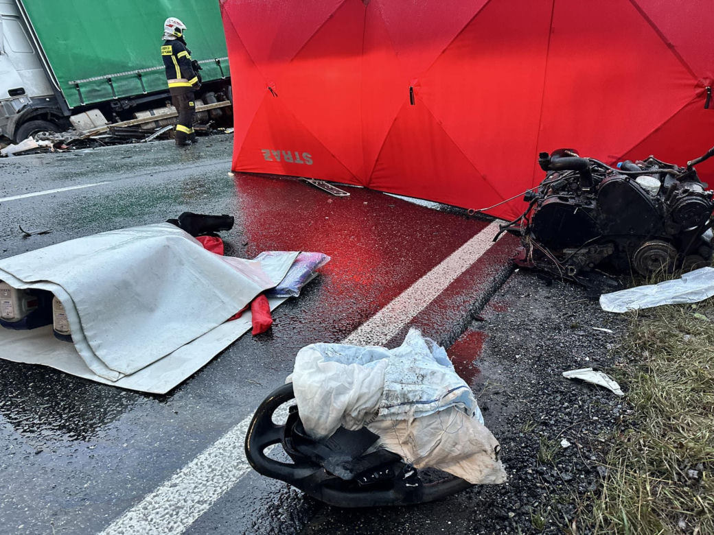 Tragiczny wypadek na DK 10 w Przyłubiu! Zginęła jedna osoba