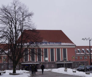 Gliwice: Miasto wycina drzewa przed dworcem PKP. Mieszkańcy protestują [ZDJĘCIA]
