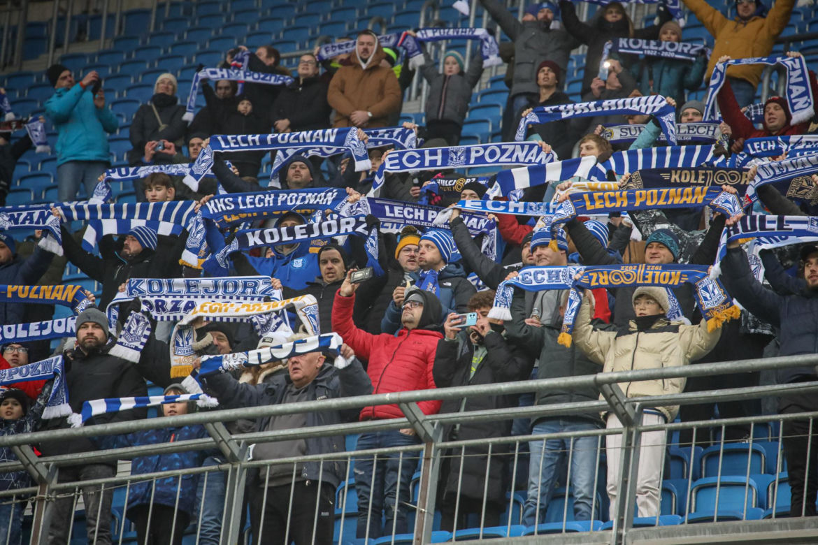  Tak bawili się kibice na meczu Lech Poznań - Piast Gliwice