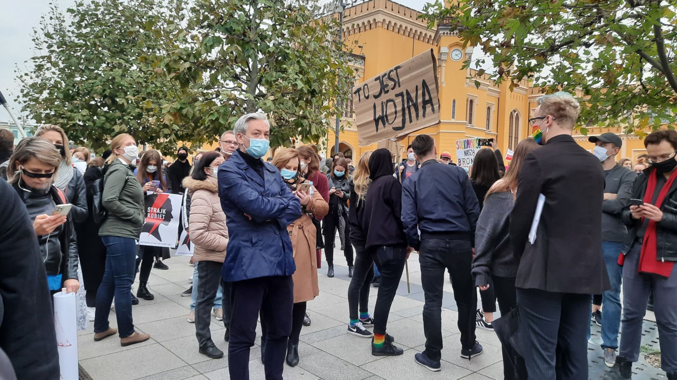 Strajk Kobiet we Wrocławiu. Protest przeciw zakazowi aborcji