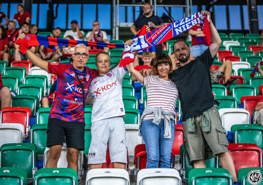 Raków Częstochowa - FC Kopenhaga Zdjęcia kibiców