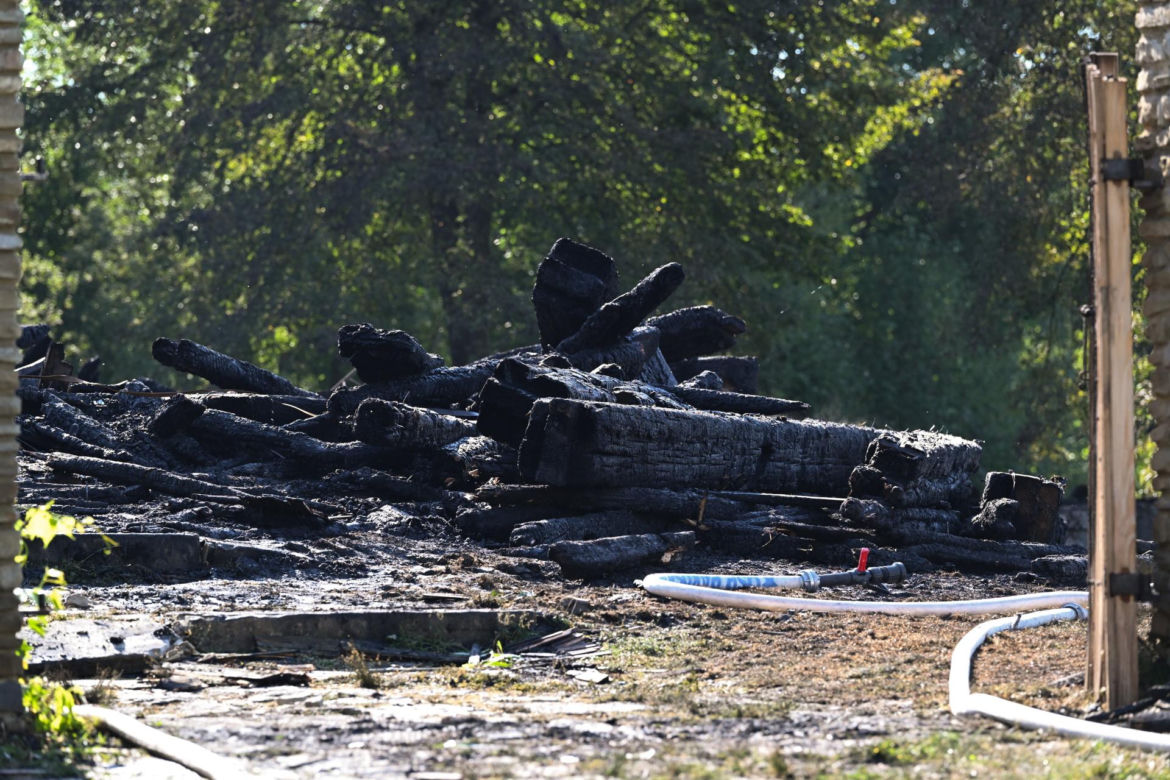 Krzyż przetrwał inferno. Zadziałała opatrzność?