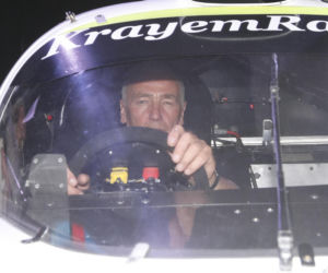 Karol Strasburger ćwiczy