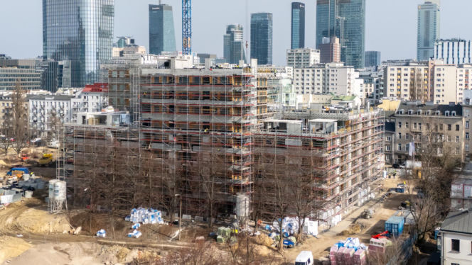 Inwestycja Apartamenty M7 w Warszawie w marcu 2026 r.