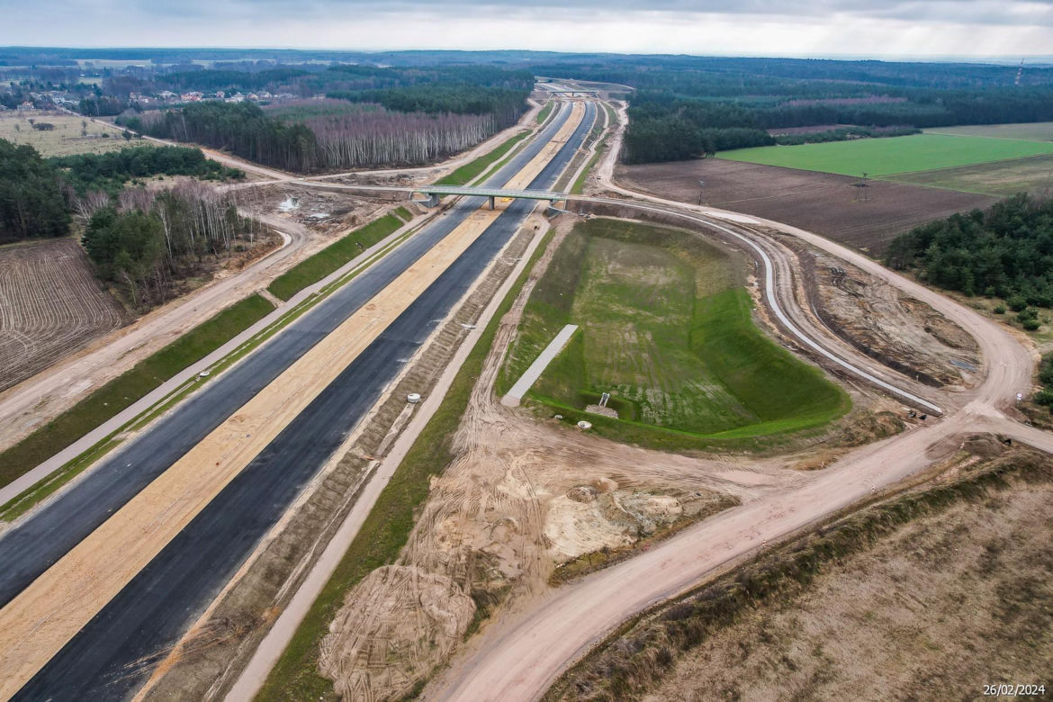 Budowa autostrady A2 Kałuszyn - Groszki