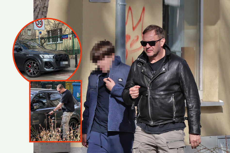 Tomasz Karolak parkuje jak król na włościach