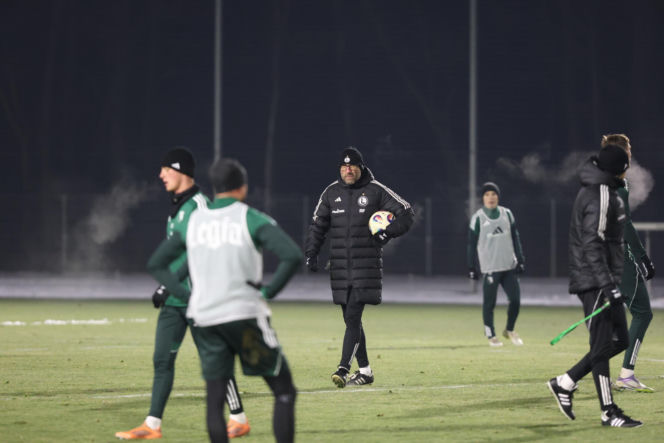 pierwszy trening Marka Papszuna w Legii