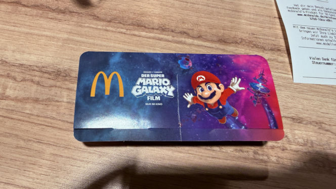 Zestaw Super Mario McDonald's w Niemczech