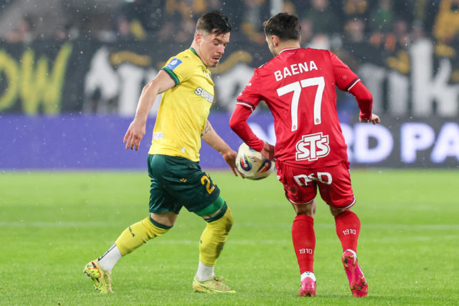 GKS Katowice - Widzew Łódź, zdjęcia kibiców z meczu 20. kolejki PKO BP Ekstraklasy