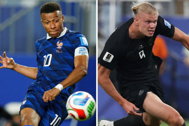 Erling Haalad kontra Kylian Mbappe. Snajperski pojedynek asów Norwegii i Francji