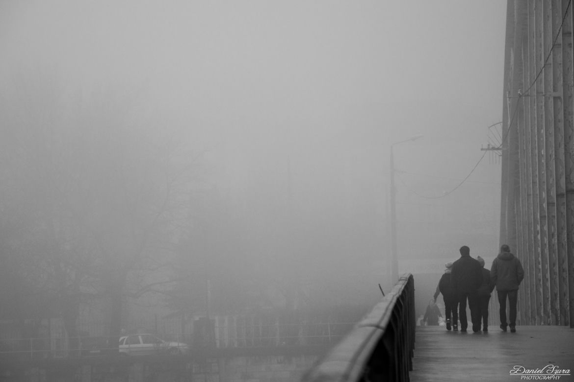 Kraków we mgle