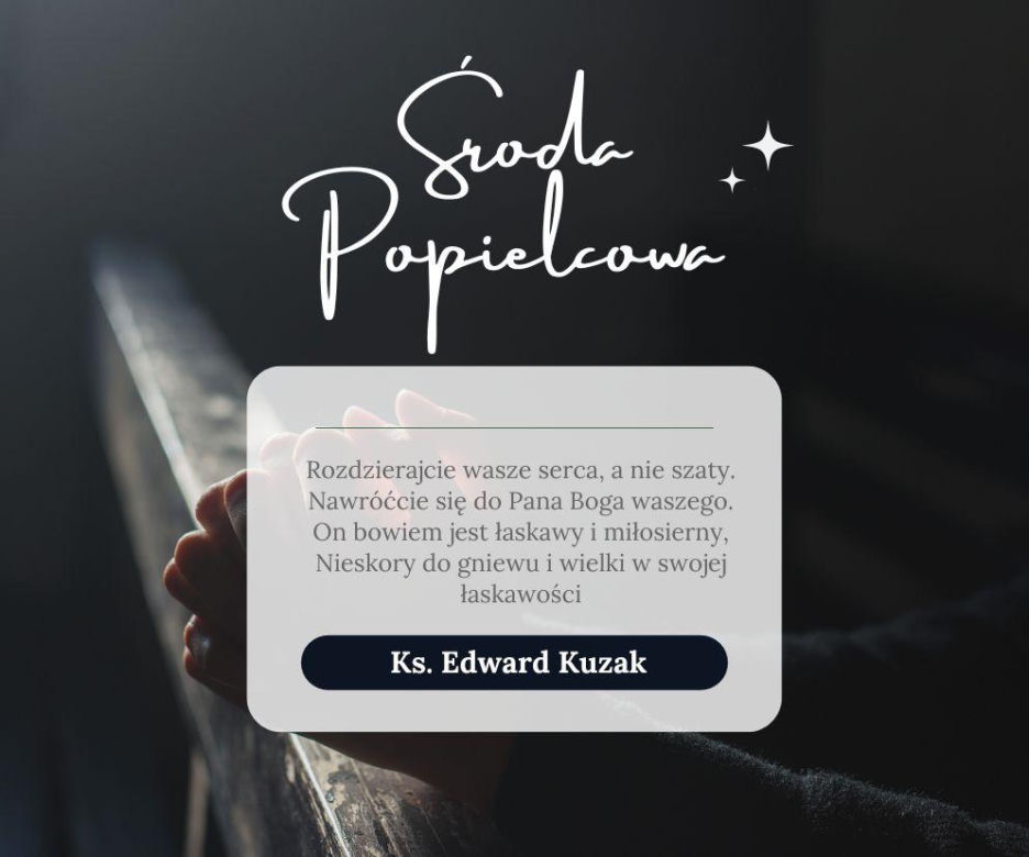 Obrazki z życzeniami na Środę Popielcową