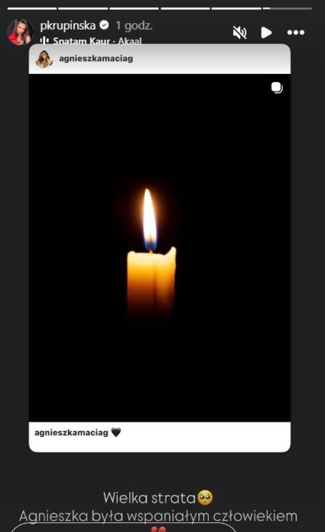 Gwiazdy żegnają Agnieszkę Maciąg