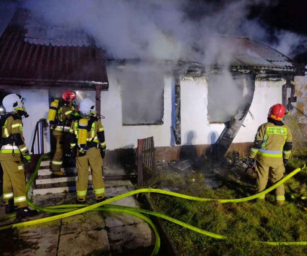 Tragiczny pożar w powiecie koneckim. Nie żyje kobieta