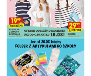 Wyprawka szkolna w Biedronce