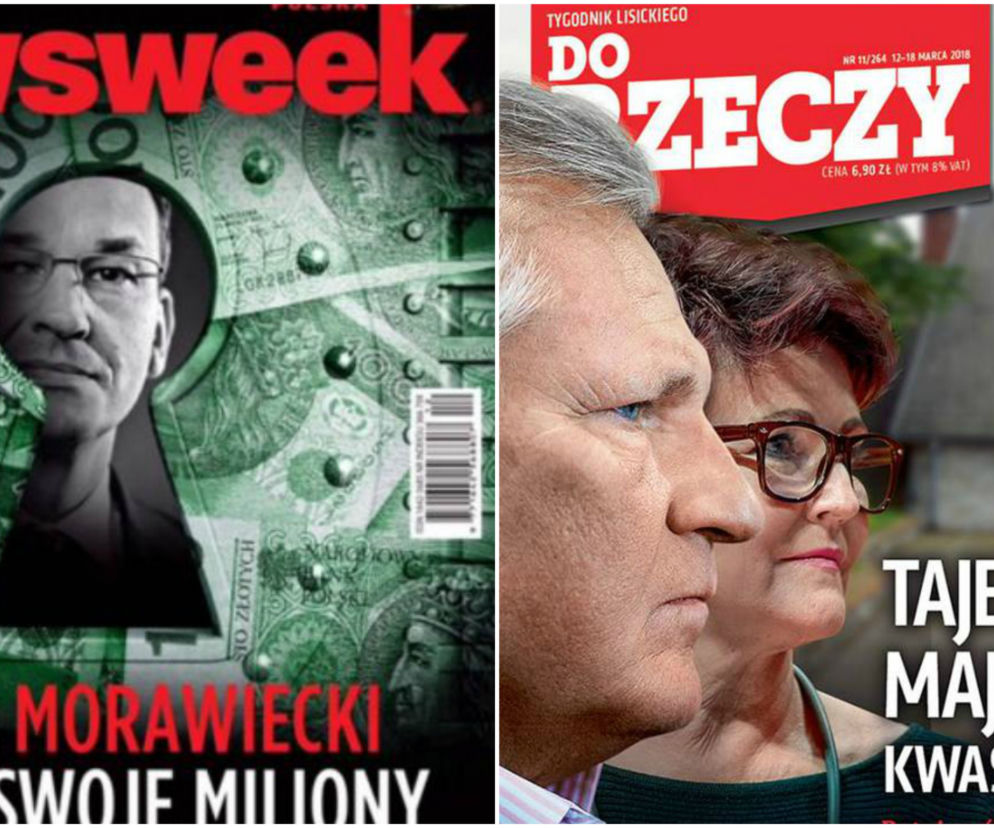 Okładki tygodników na 12-18 marca 2018 roku