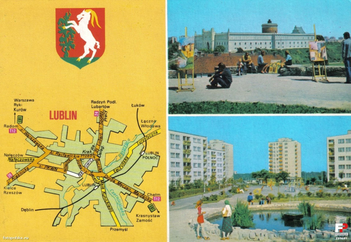 Widokówka z Lublina