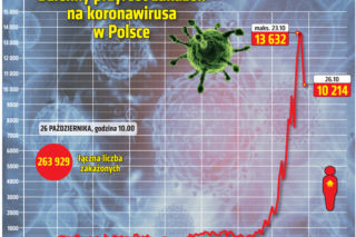 Ile przypadków koronawirusa 26.10. w woj. łódzkim? W którym powiecie najwięcej zachorowań, a w którym najmniej? [DANE]