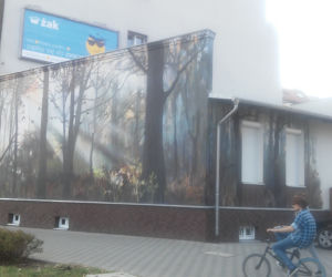 Leśny mural we Wrocławiu