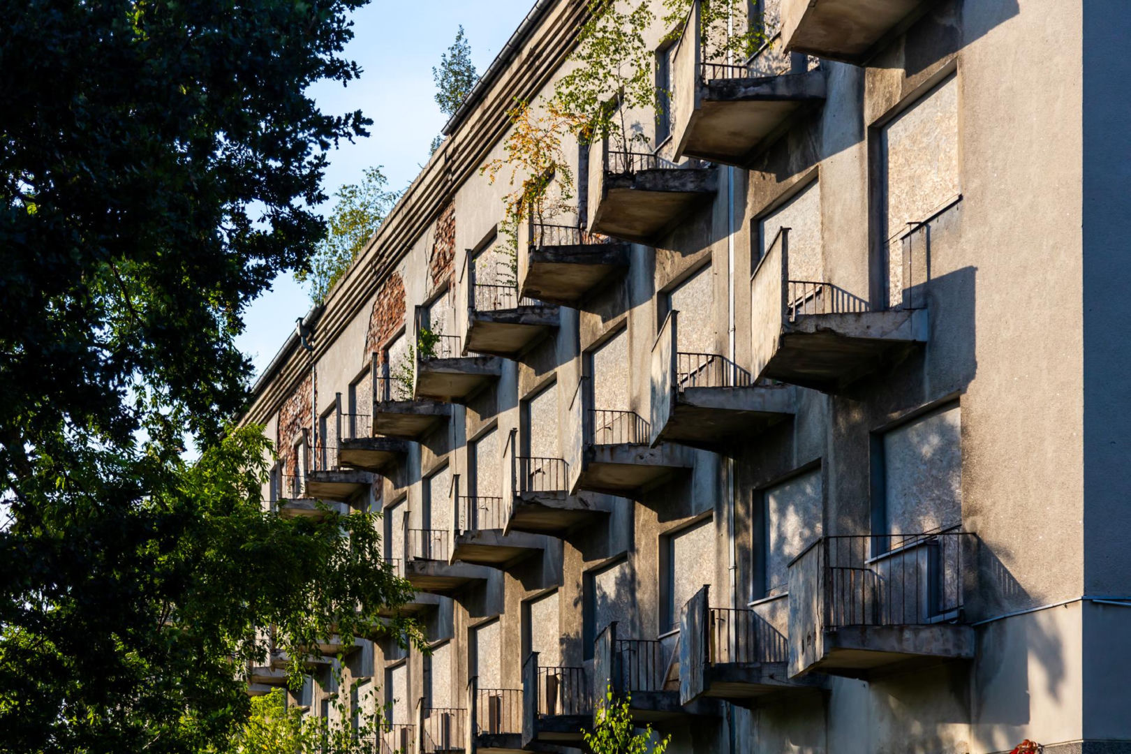 Opuszczone sanatorium wojskowe Wiarus w Ciechocinku