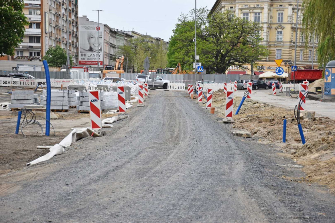 Przebudowa alei Wojska Polskiego - maj 2022