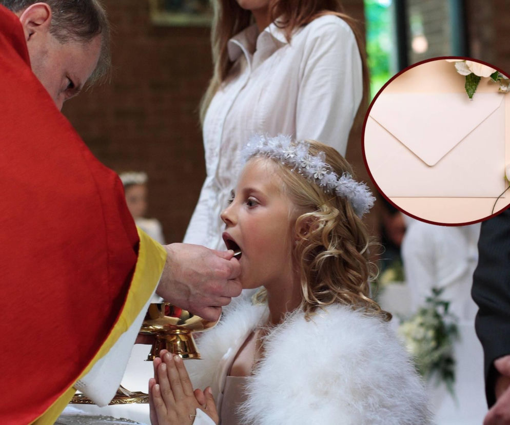 Ile dać w prezencie na komunię? Tyle w 2026 roku należy włożyć do koperty