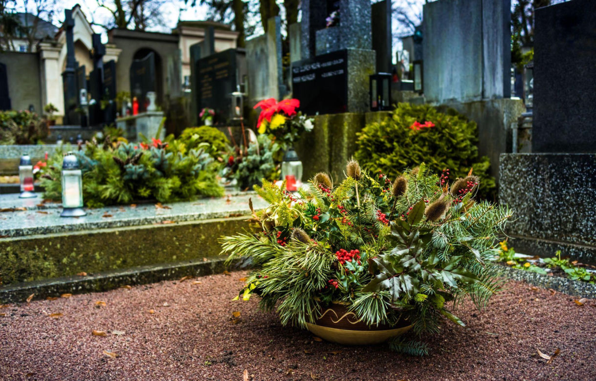 Ekologiczne stroiki na grób na Wszystkich Świętych