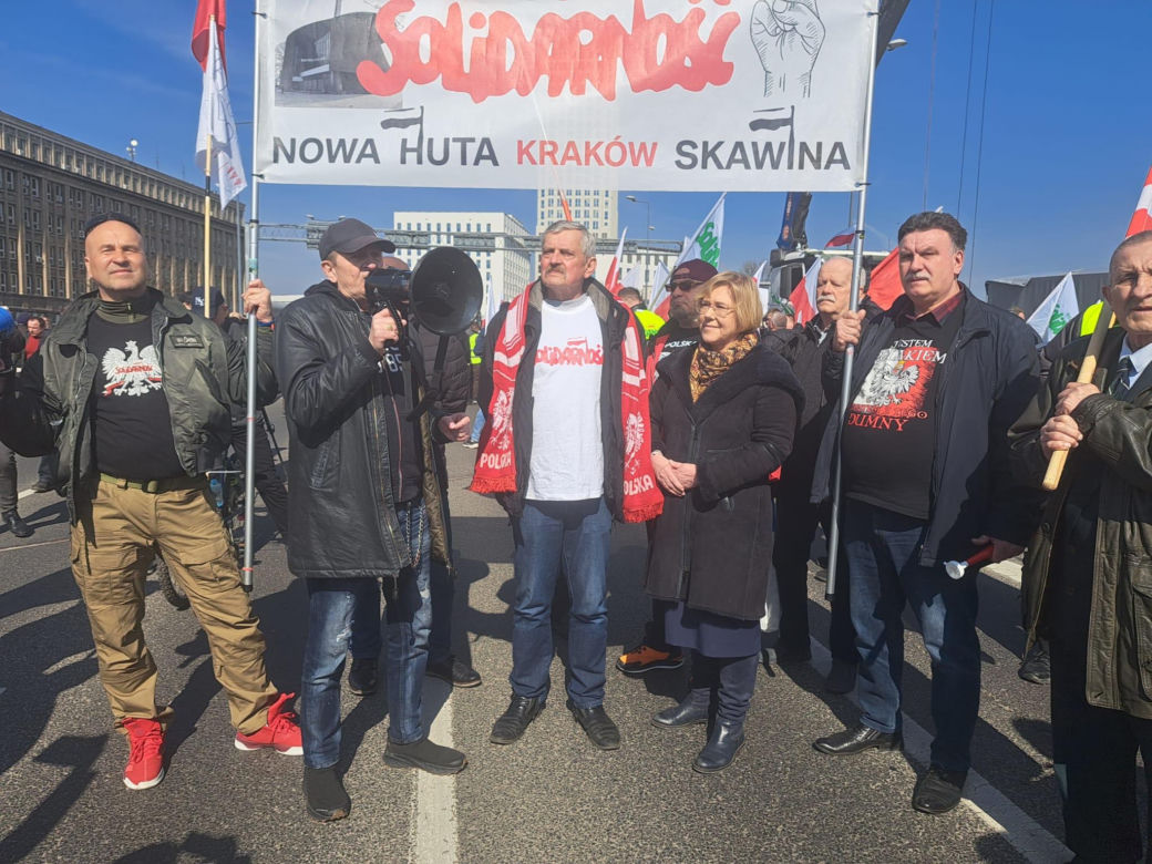Protest rolników w Krakowie. 20.03.2024