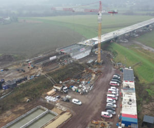 Most nad Odrą pod Raciborzem: budowa