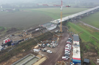 Most nad Odrą pod Raciborzem: budowa