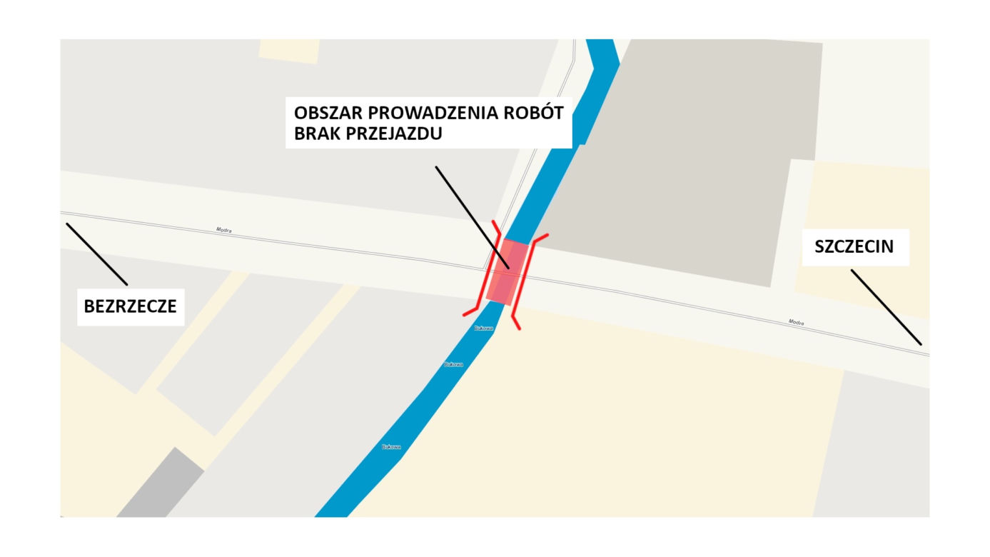 Przebudowa ulic Modrej i Koralowej na Bezrzeczu