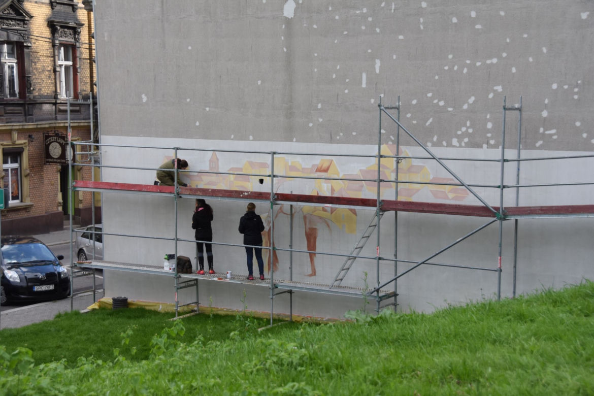 Nowy mural w Bytomiu