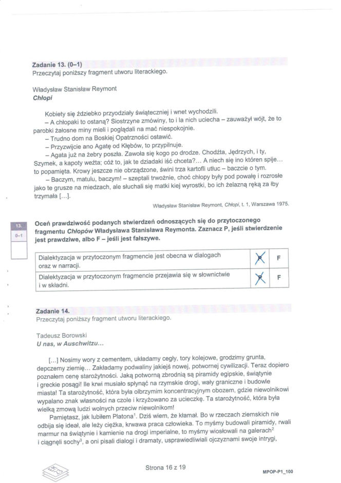 Próbna matura 2026: polski. Arkusze CKE, pytania i odpowiedzi z języka polskiego [4.03.2026]