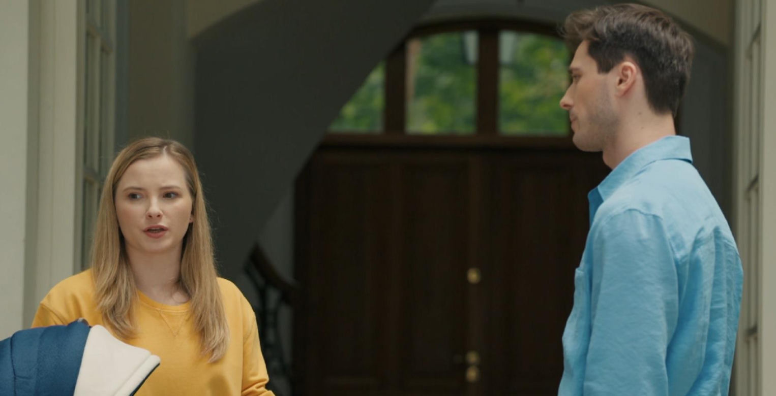Barwy szczęścia odc. 3104. Cezary (Marcel Opaliński),  Sofia (Valeri Guliaieva)