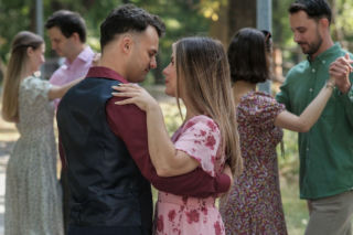 Barwy szczęścia odc. 3300. Agata (Natalia Zambrzycka), Ignacy (Olaf Staszkiewicz)