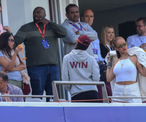 Rihanna na meczu