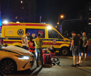 Potworny wypadek na warszawskim Gocławiu