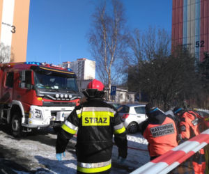 Kłęby dymu na osiedlu Kopernika! Potężny pożar mieszkania!
