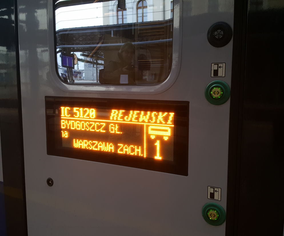 Pociąg Rejewski ruszył z Bydgoszczy do Warszawy