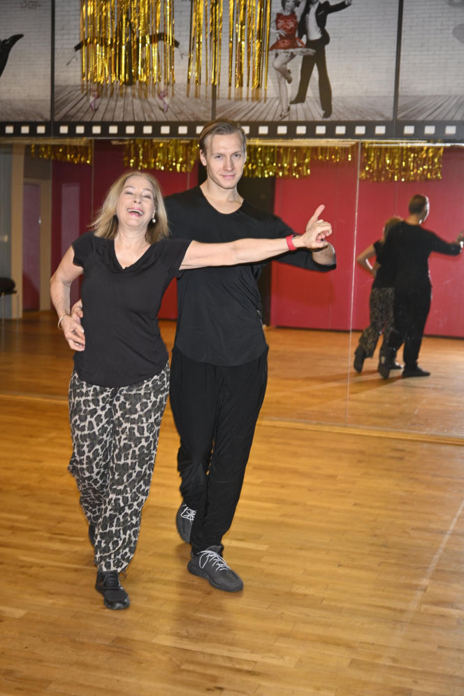 Małgorzata Potocka na próbach do "Tańca z Gwiazdami"