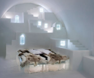 ICEHOTEL, White Santorini, proj. Haemee Han Jae, Yual Lee