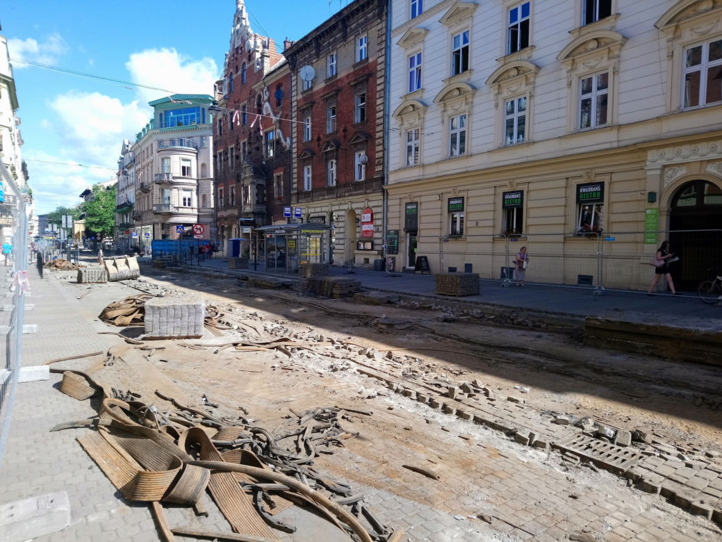 Ruszył remont ulicy Karmelickiej. Duże utrudnienia w centrum Krakowa