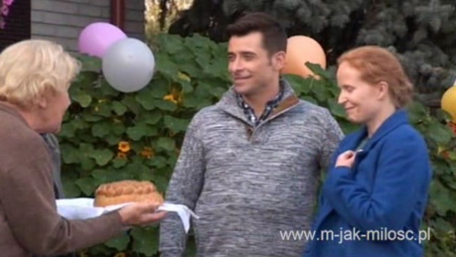 M jak miłość odc. 1113. Ewa (Dominika Kluźniak), Marek (Kacper Kuszewski), Barbara (Teresa Lipowska)