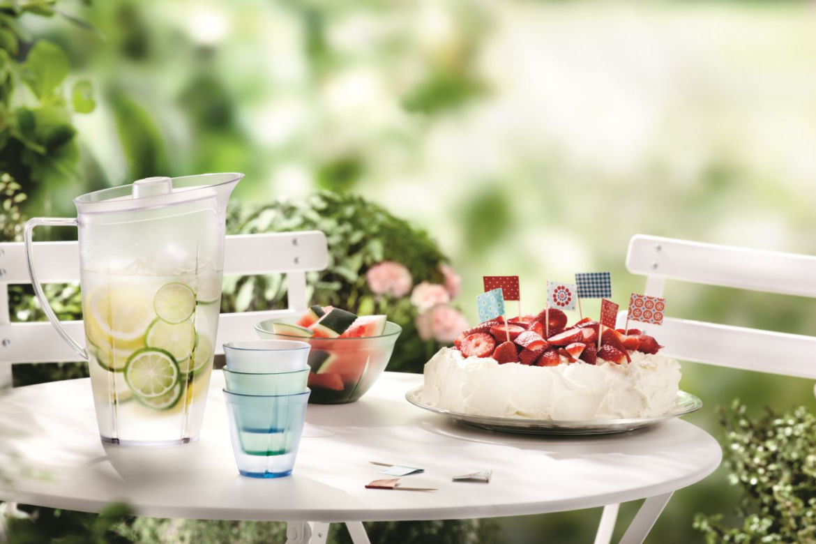 Aranżacja stołu na garden party