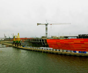 Budowa Morskiego Centrum Nauki w Szczecinie - styczeń 2021