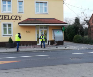 Ktoś wysadził bankomat w Krośnicach koło Milicza