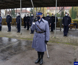 Nowi policjanci na Warmii i Mazurach. Ślubowało 45 funkcjonariuszy [ZDJĘCIA]