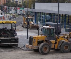 Budowa Lidla na bydgoskich Kapuściskach. Jak przebiegają prace? [ZDJĘCIA]