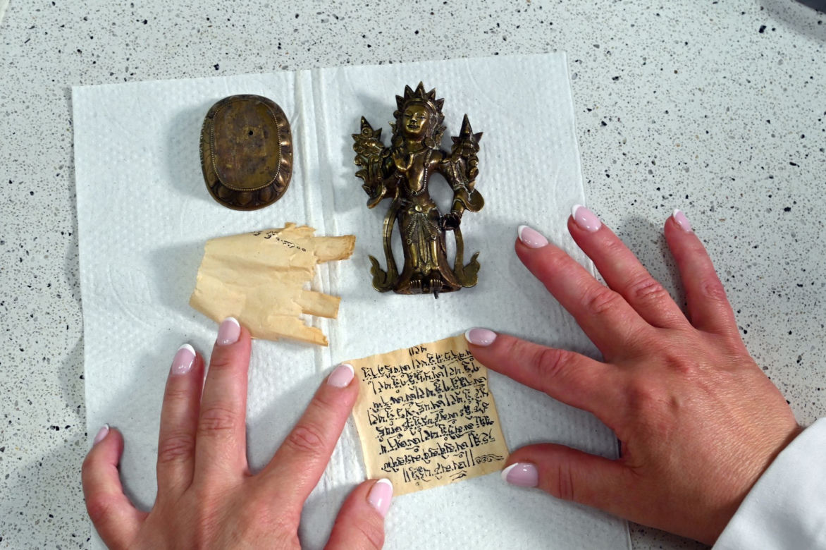 Budda z niespodzianką. Sensacyjne odkrycie w szczecińskim muzeum